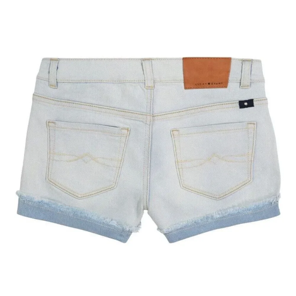 Lucky Brand Girls‎ Riley Jean Denim Shorts Size 12 NEW BNWT